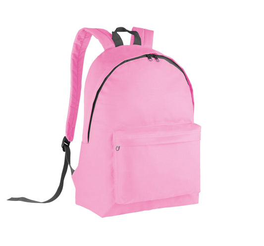 Sac à dos 20 litres ECOLE enfant Kimood rose et gris foncé