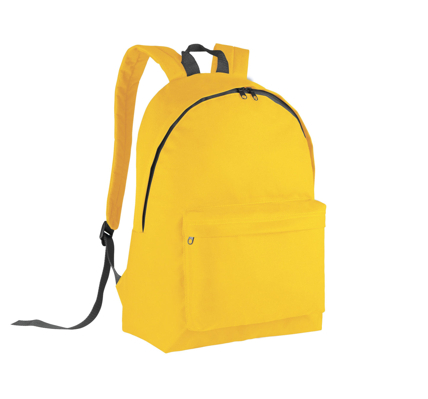 Sac à dos 20 litres ECOLE enfant Kimood jaune et gris foncé