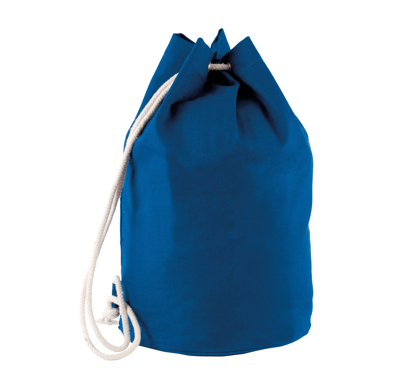 Sac de marin 45 litres en coton avec cordon Kimood bleu royal