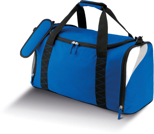 Sac de sport 40 litres PROACT® bleu blanc gris