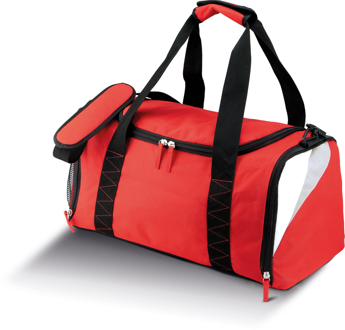 Sac de sport 40 litres PROACT® rouge blanc et gris clair