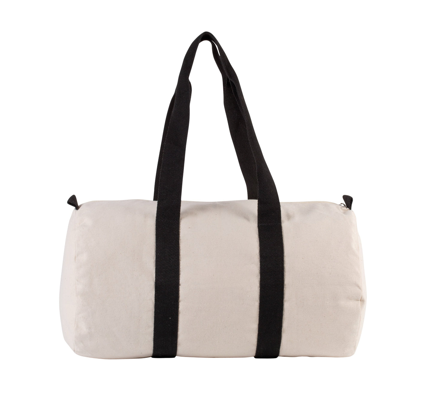 Sac de voyage 28 litres en coton Kimood beige et noir