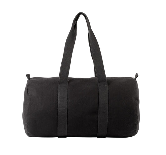 Sac de voyage 28 litres en coton Kimood noir