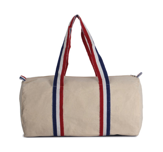 Sac de voyage 28 litres en coton Kimood beige