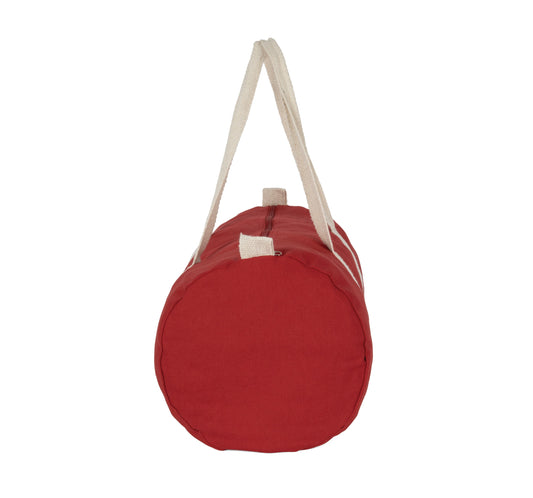 Sac de voyage 28 litres en coton Kimood rouge