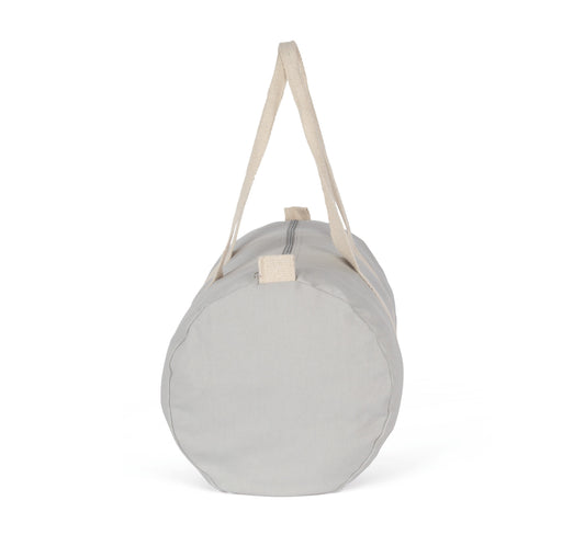 Sac de voyage 28 litres en coton Kimood gris et beige