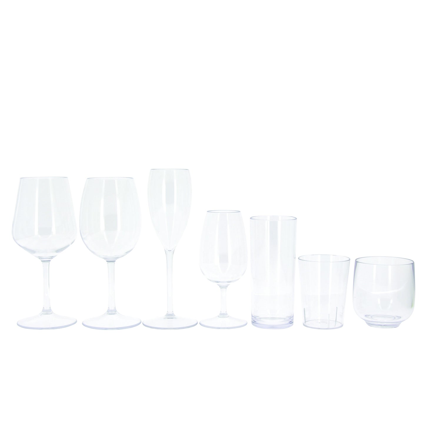 Lot de 2 verres à vin en tritan