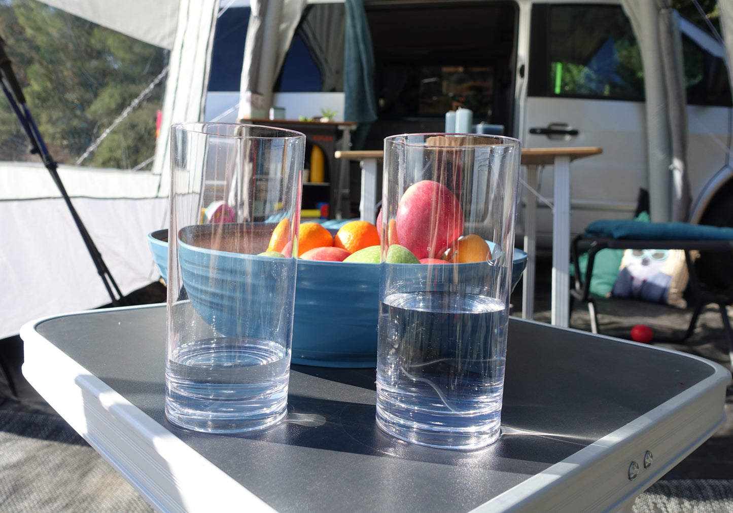 Lot de 2 verres à eau long drink en tritan