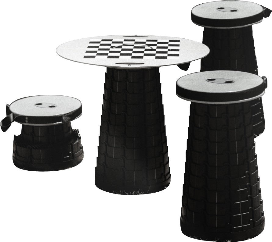 Pack Table & Tabourets téléscopiques MINIMAX