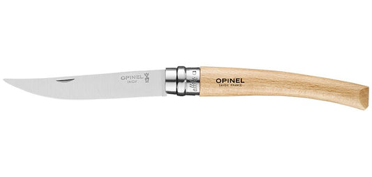 Opinel lame Effilé pliant n°10 manche bois de hêtre