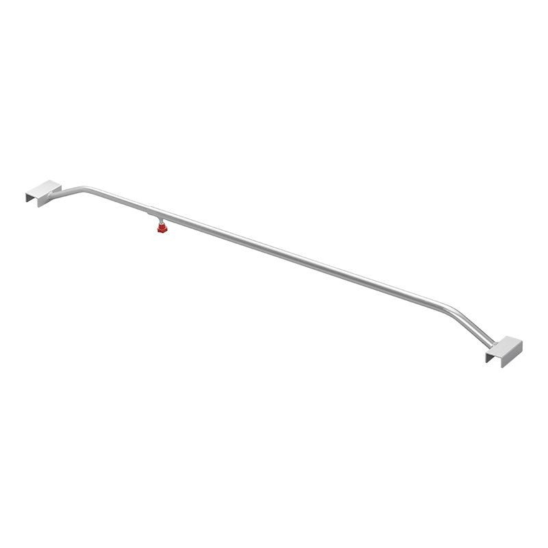 Supports de bâche aluminium réglables 108-146cm pour bâche plate de remorque