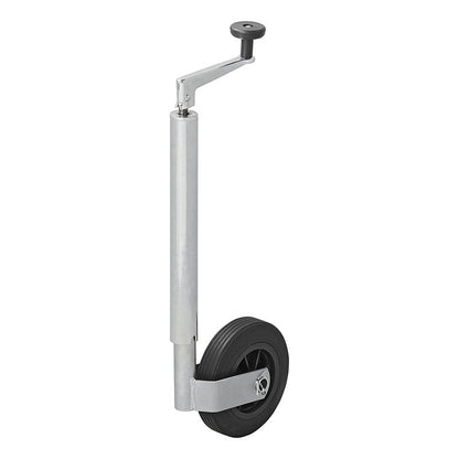 Roue jockey 35mm jante plastique avec pneu caoutchouc 160x40mm