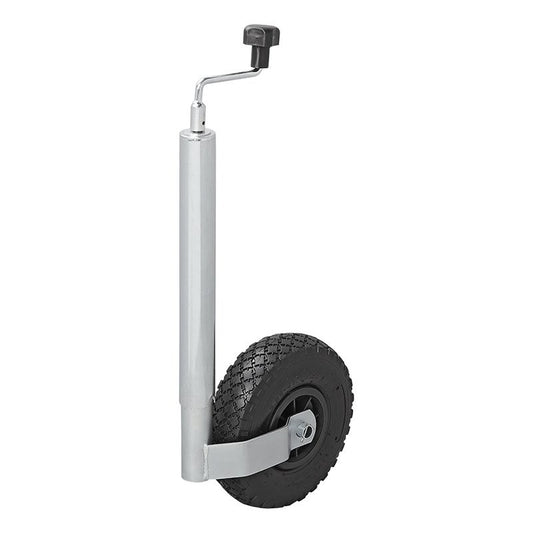 Roue jockey 48mm jante plastique avec pneu d'aire 260x85mm