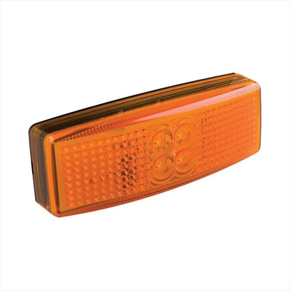 Feu de position latéral 12/24V orange 110x40mm LED