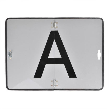 Panneau de signalisation aluminium "A"