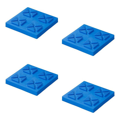 Plaquettes de stabilisation empilable 21x21x3,3cm - jeu de 4 pièces