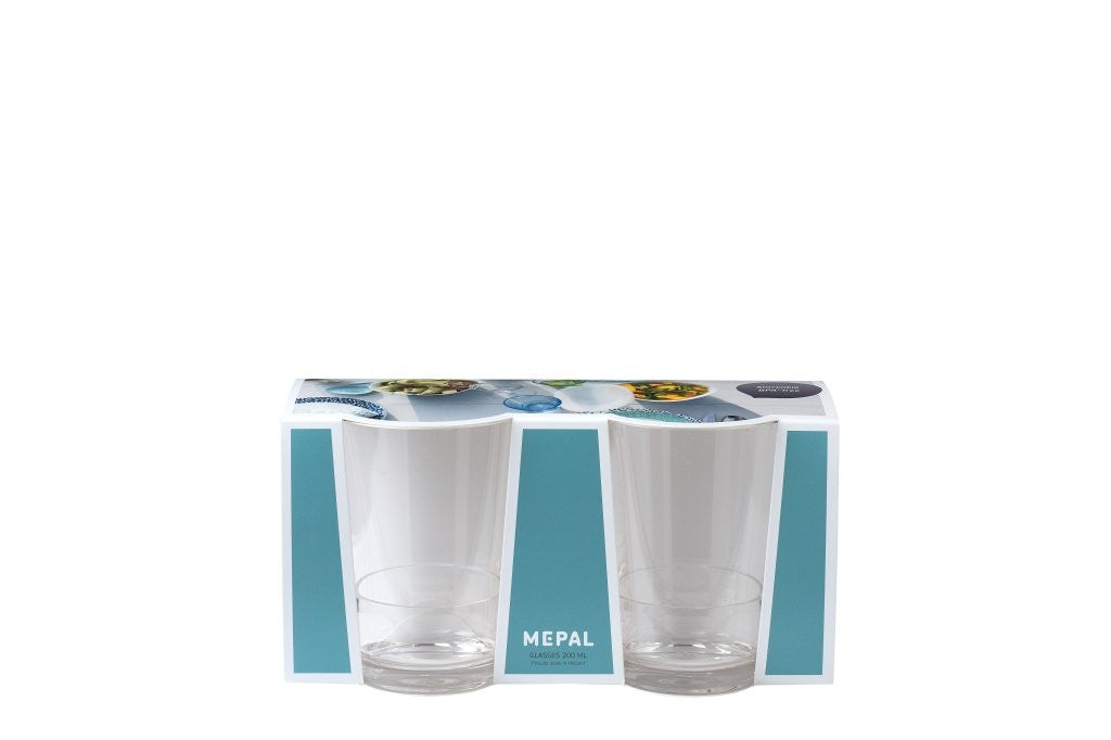 Lot de 2 verres à eau | 200 ml | MEPAL