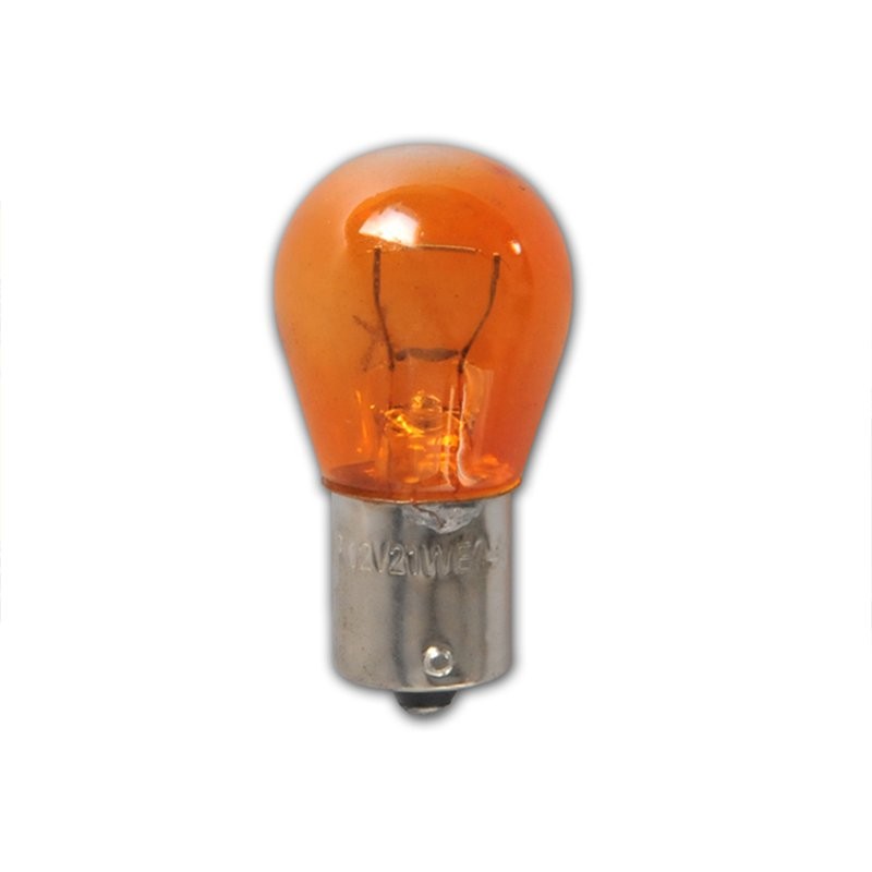 Lampe de voiture 12V 21W BA15s orange par pièce