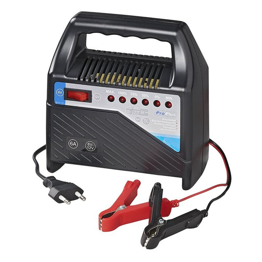 Chargeur de batterie 6V/12V 6Amp.