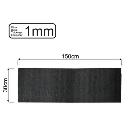 Tapis antidérapant noir 150x30cm 1mm