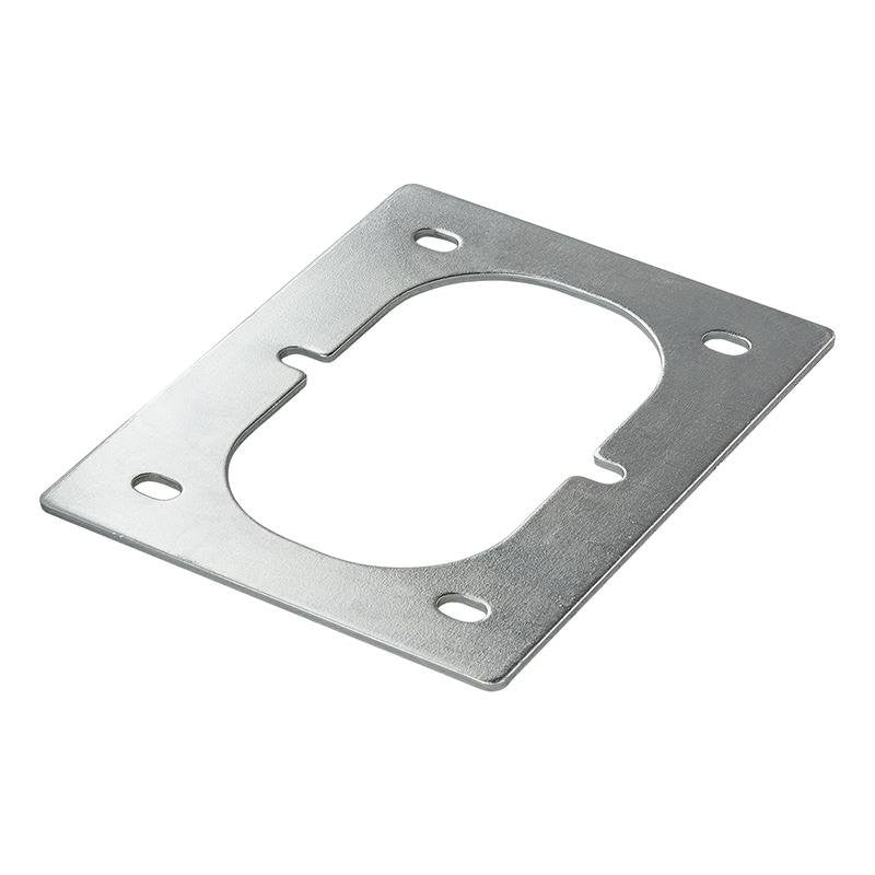 Contre plaque pour anneau d'arrimage double