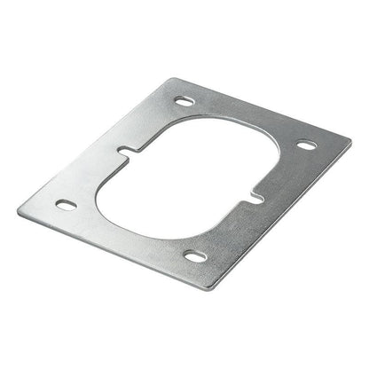 Contre plaque pour anneau d'arrimage double
