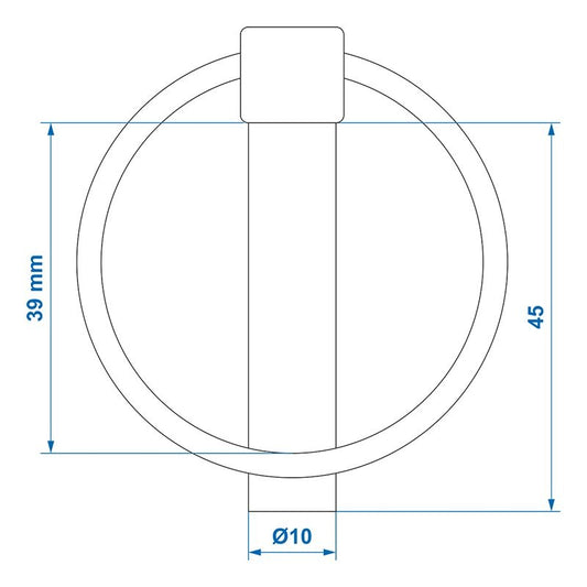 Goupille clip 10mm