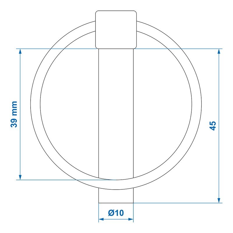 Goupille clip 10mm