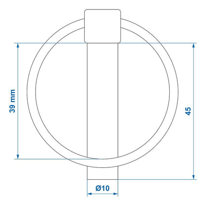 Goupille clip 10mm