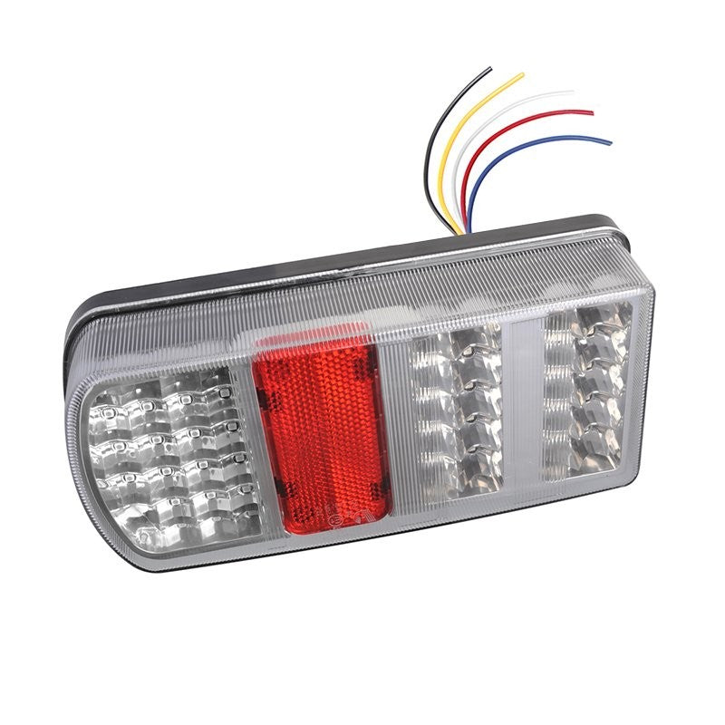 Feu arrière 5 fonctions 225x105mm 43LED gauche