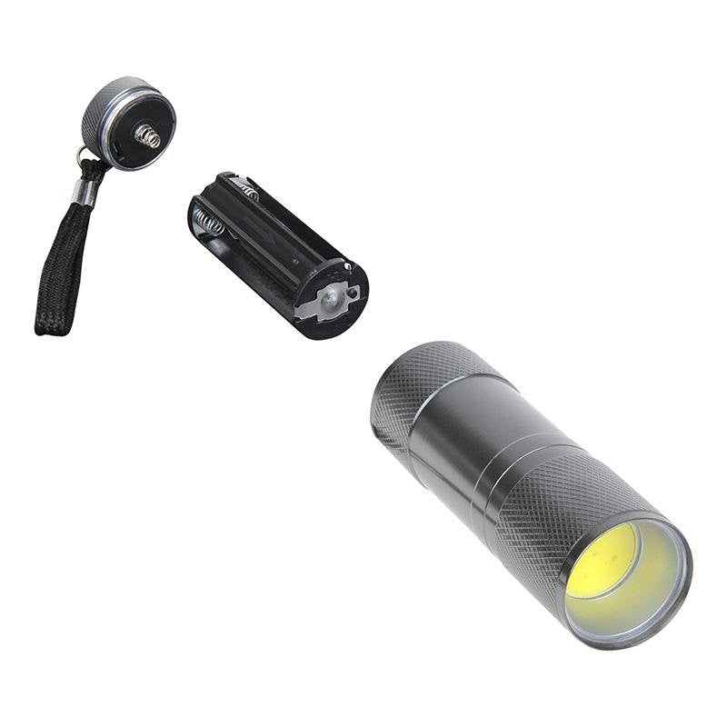 Lampe de poche aluminium COB LED