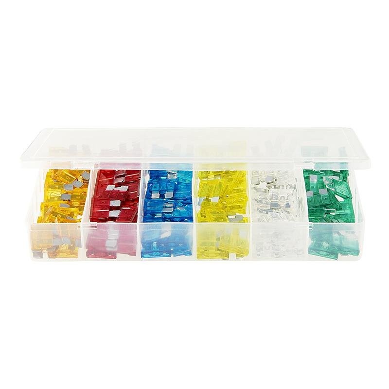 Fusibles standard assortiment 120 pièces en coffre plastique