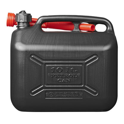 Jerrycan 10L plastique noir UN-approuvé