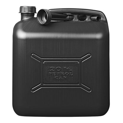 Jerrycan 20L plastique noir UN-approuvé