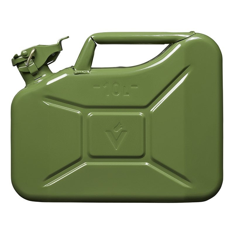 Jerrycan 10L métal vert UN- & TüV/GS-approuvé