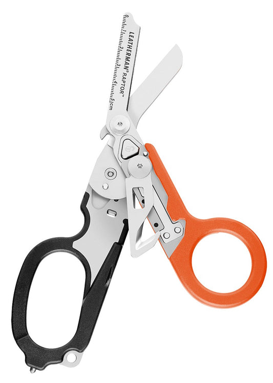 Ciseaux urgence Raptor Leatherman | Noir orange