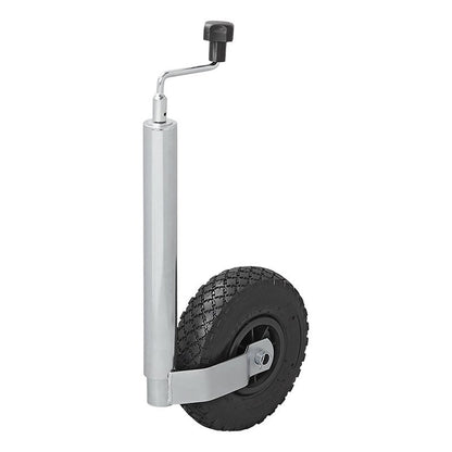 Roue jockey 48mm jante plastique avec pneu d'aire 260x85mm