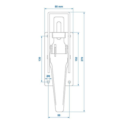 Fermeture Tico 270x80mm