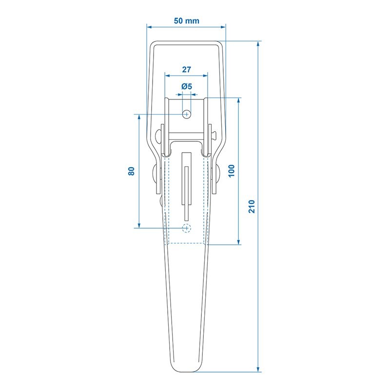 Fermeture zb-01a 210x41mm