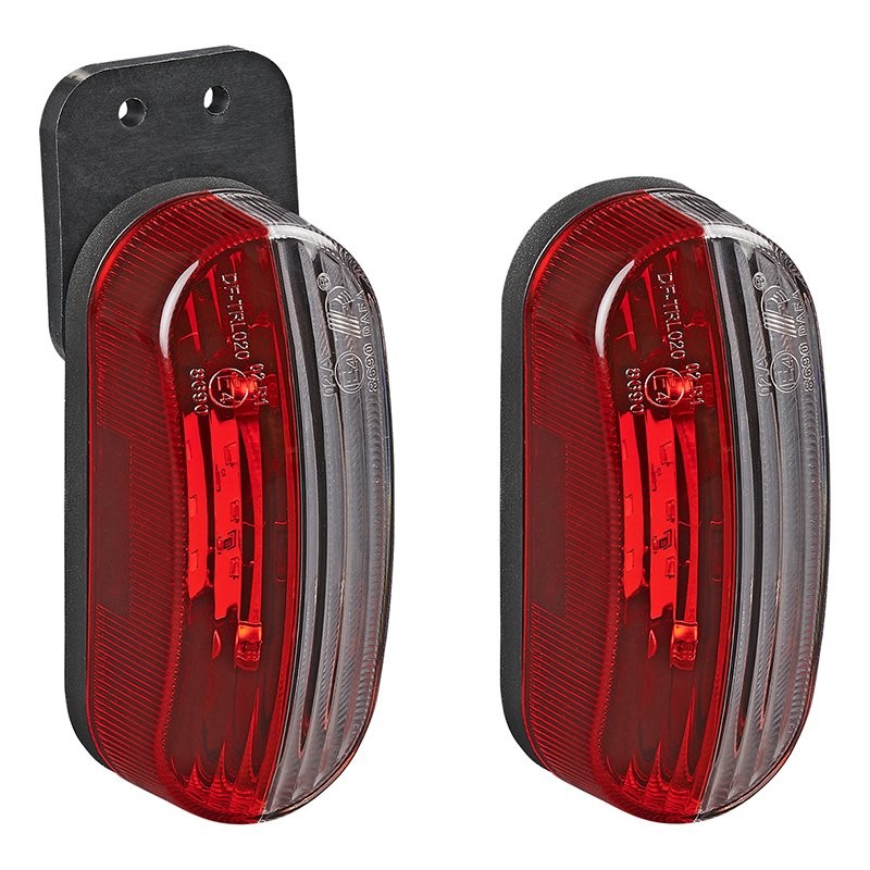 Feu de gabarit LED rouge/blanc gauche droite