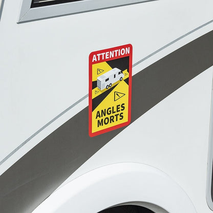 Sticker "Attention Angles Morts!" camping-car