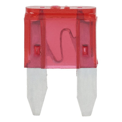 Fusibles mini 10A rouge 6 pièces dans blister