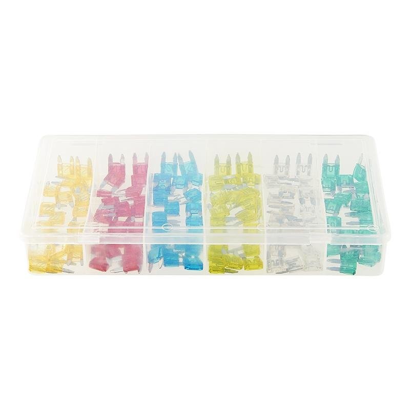 Fusibles mini assortiment 120 pièces en coffre plastique