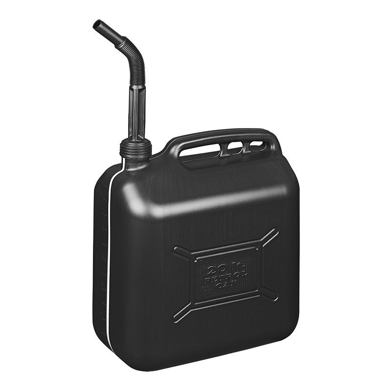 Jerrycan 20L plastique noir UN-approuvé