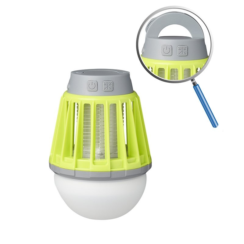 Camping & Insect lampe 2 en 1 rechargeable