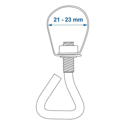 Attache tuyau 21-23mm