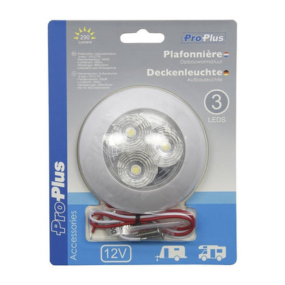 Plafonnier / luminaire de surface 12V 290lm ø95x25mm