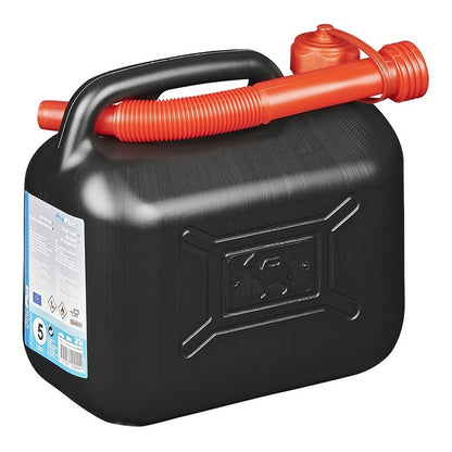 Jerrycan 5L plastique noir UN-approuvé