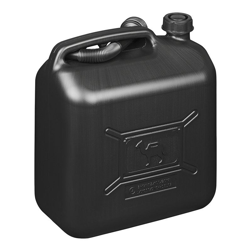 Jerrycan 20L plastique noir UN-approuvé