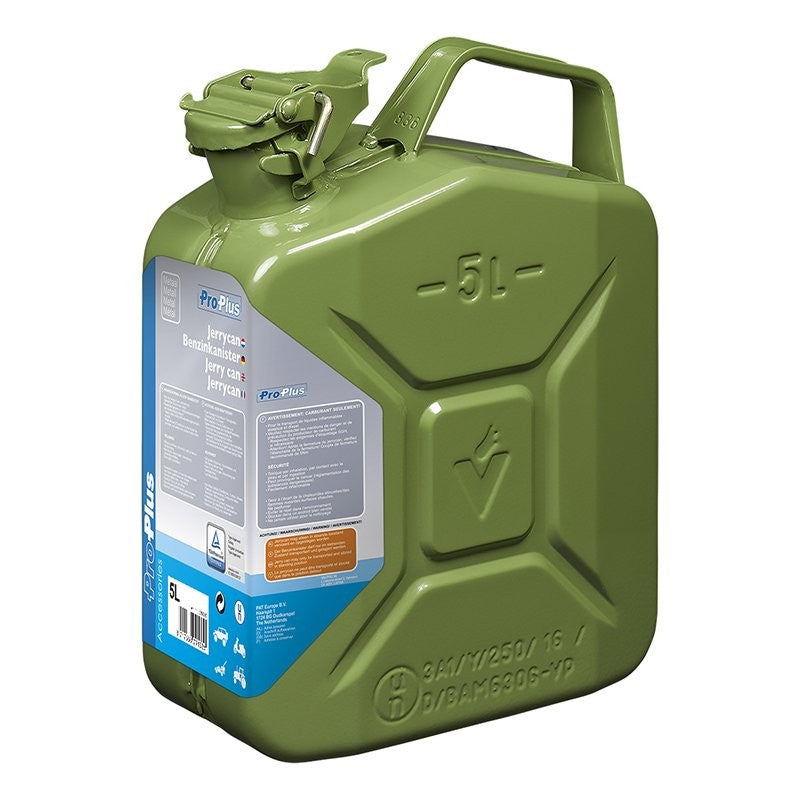 Jerrycan 5L métal vert UN- & TüV/GS-approuvé